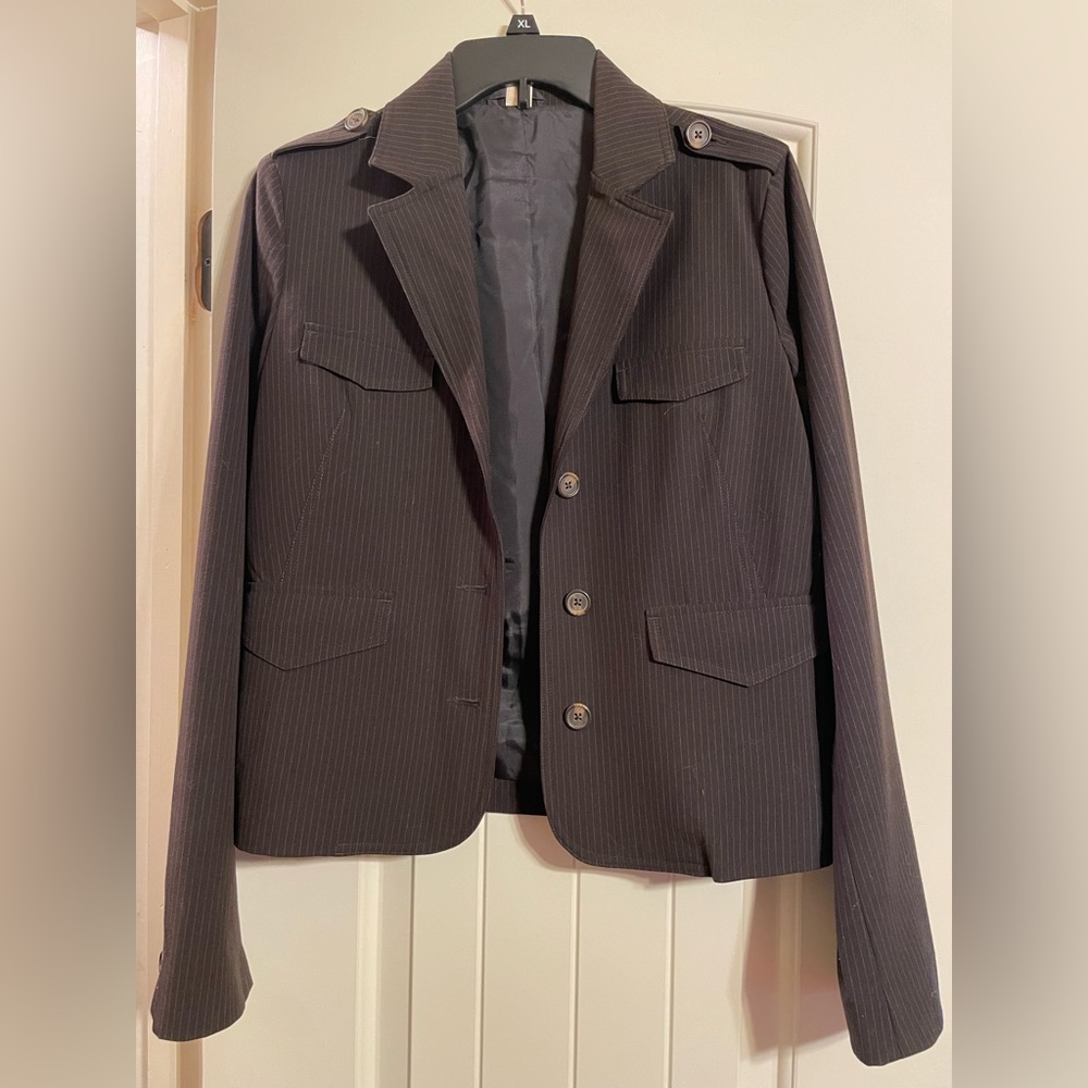 Old Navy pinstripe blazer, size M